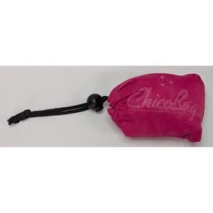 ChicoBag Reusable Shopping Bag Unisex OS Pink Excellent Foldable Travel Tote
